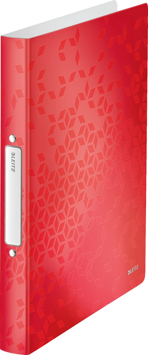 Leitz wow ringband soepel a4 - 2-rings voor 190 vel - rugbreedte van 32mm - rood