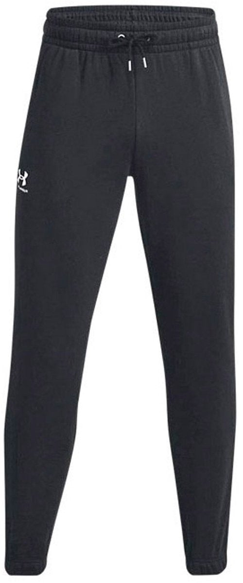 Under armour ua icon fleece jogger-blk heren sportbroek - zwart - wit