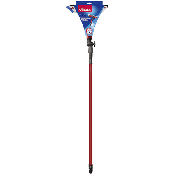 Vileda 2-in-1 raamtrekker met telescoopsteel