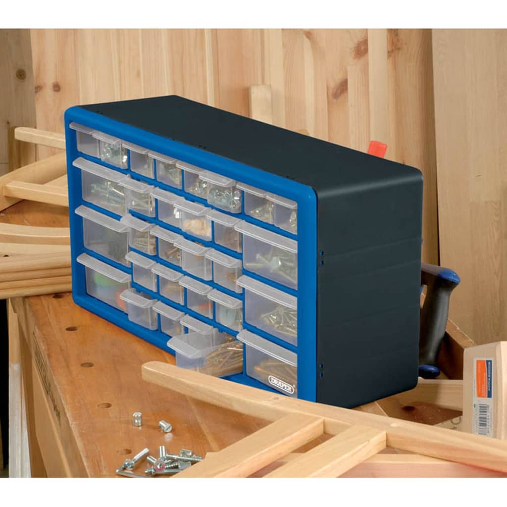 Draper Tools Draper Tools Gereedschapsopbergbox 30 laden blauw 12015
