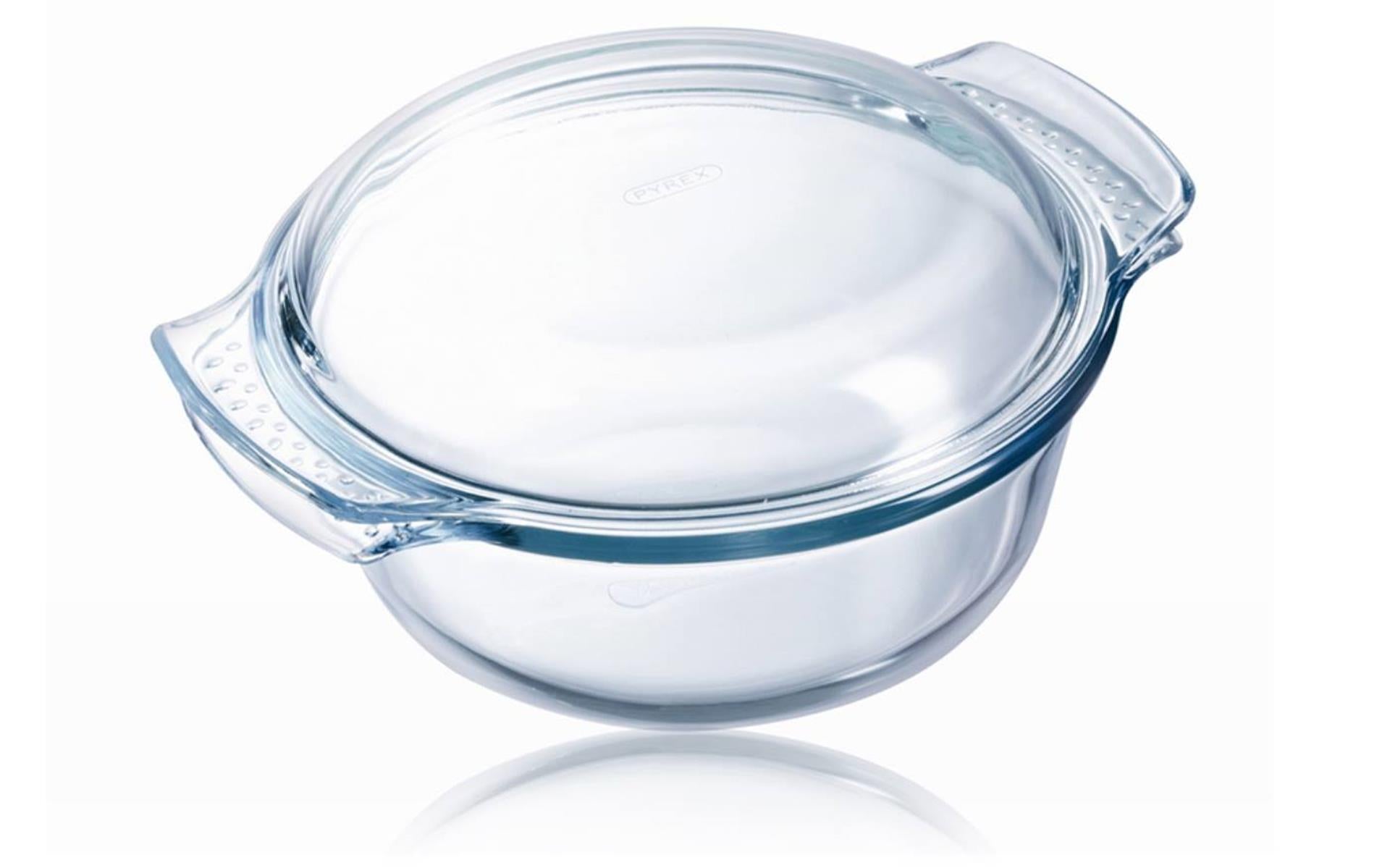 Pyrex dekschaal 3,75l rond klassiek