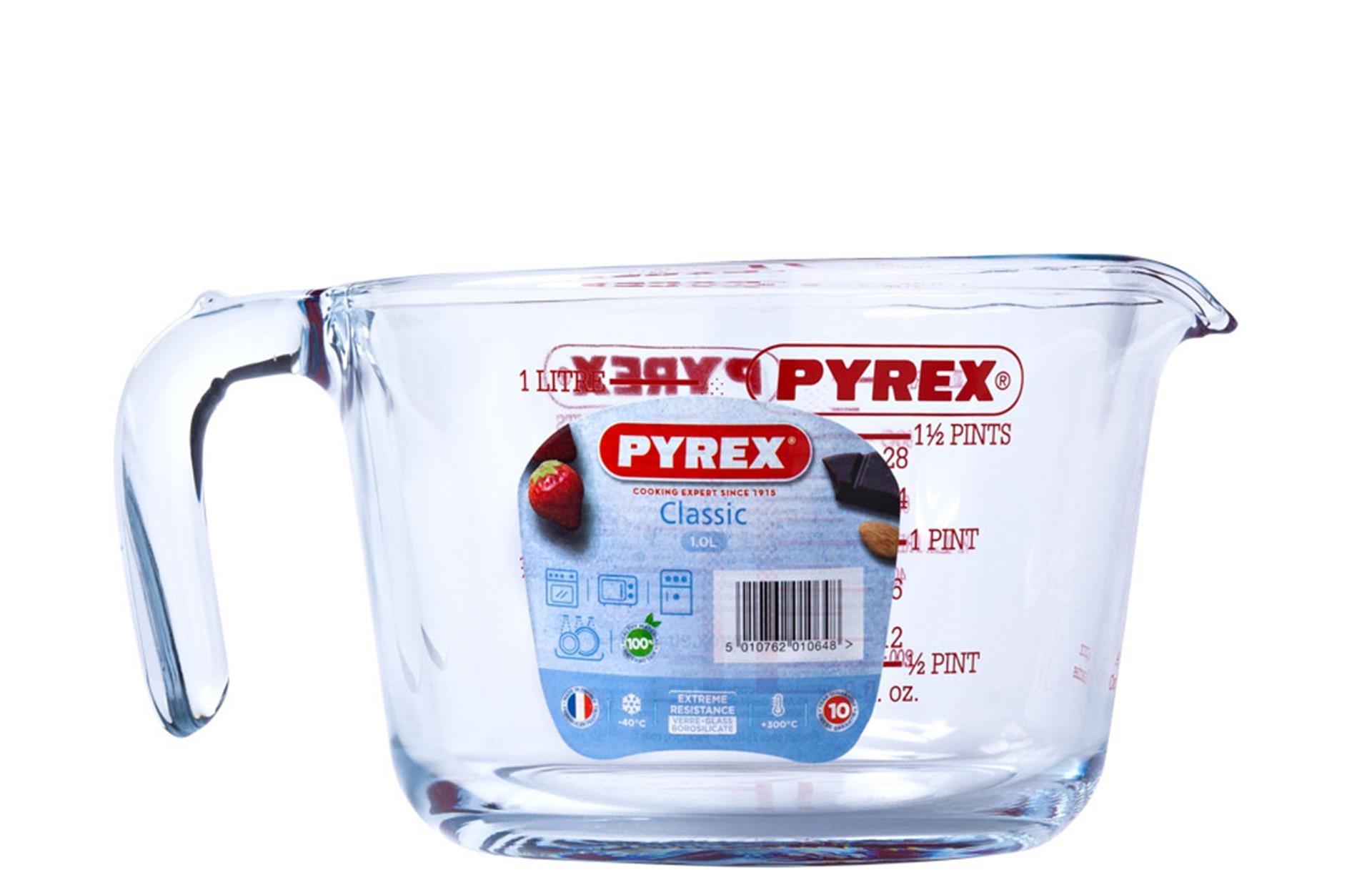 Pyrex prepstore klassieke maatbeker 1,0l glas