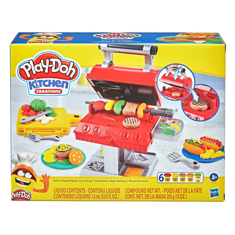 Play-doh kitchen creations super grill barbecue