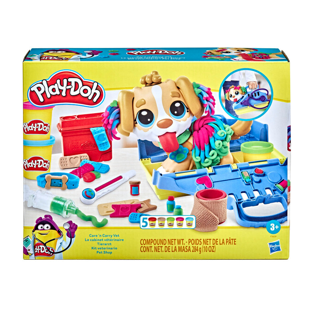 Play-Doh veterinarian playset - modelling clay - includes 5 pots - crafts for children