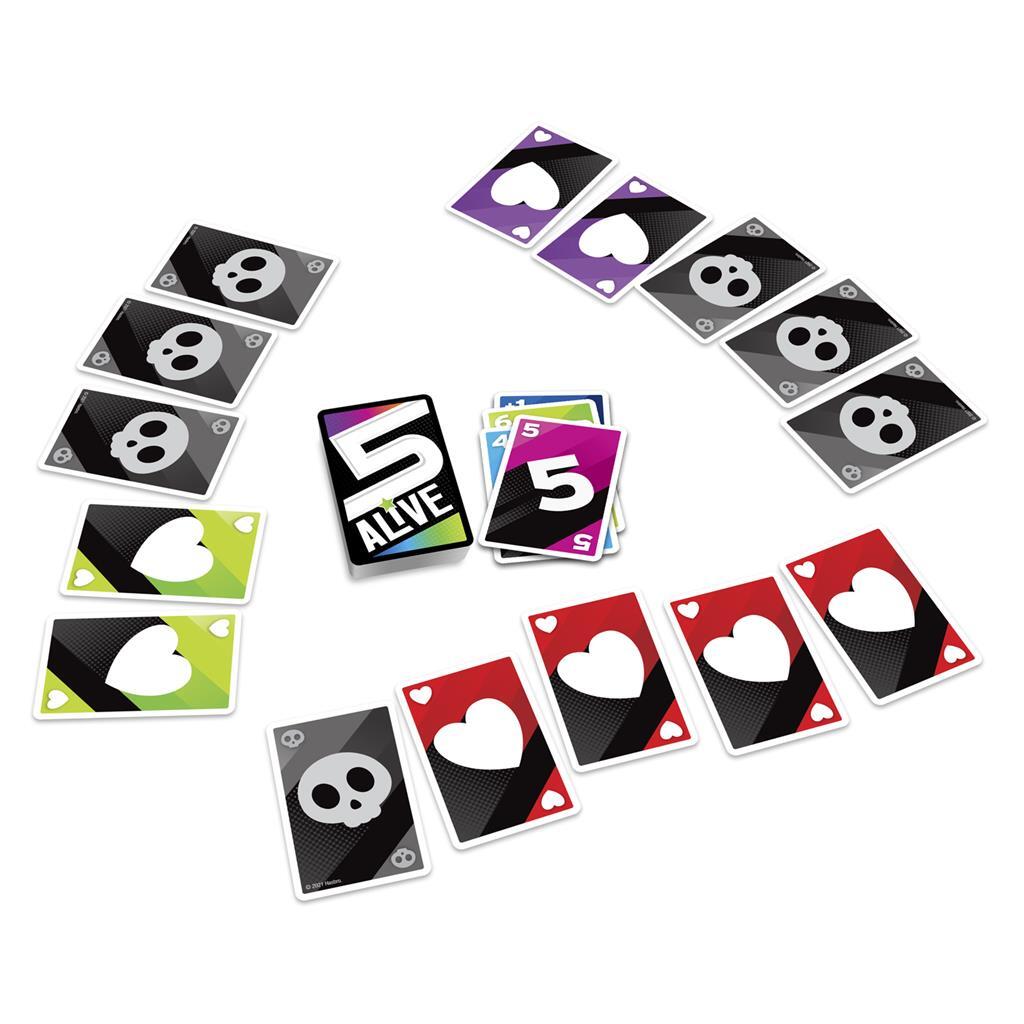 Hasbro gaming 5 alive kaartspel