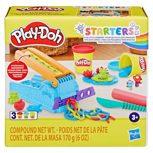 Hasbro play-doh fun factory start set speelset - boetseerklei - inclusief 3 play-doh potjes - knutselen voor kinderen