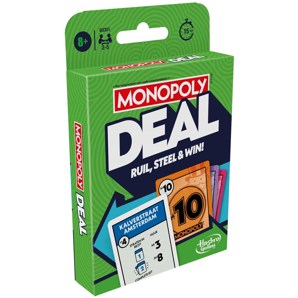 Hasbro Monopoly-deal vernieuwd