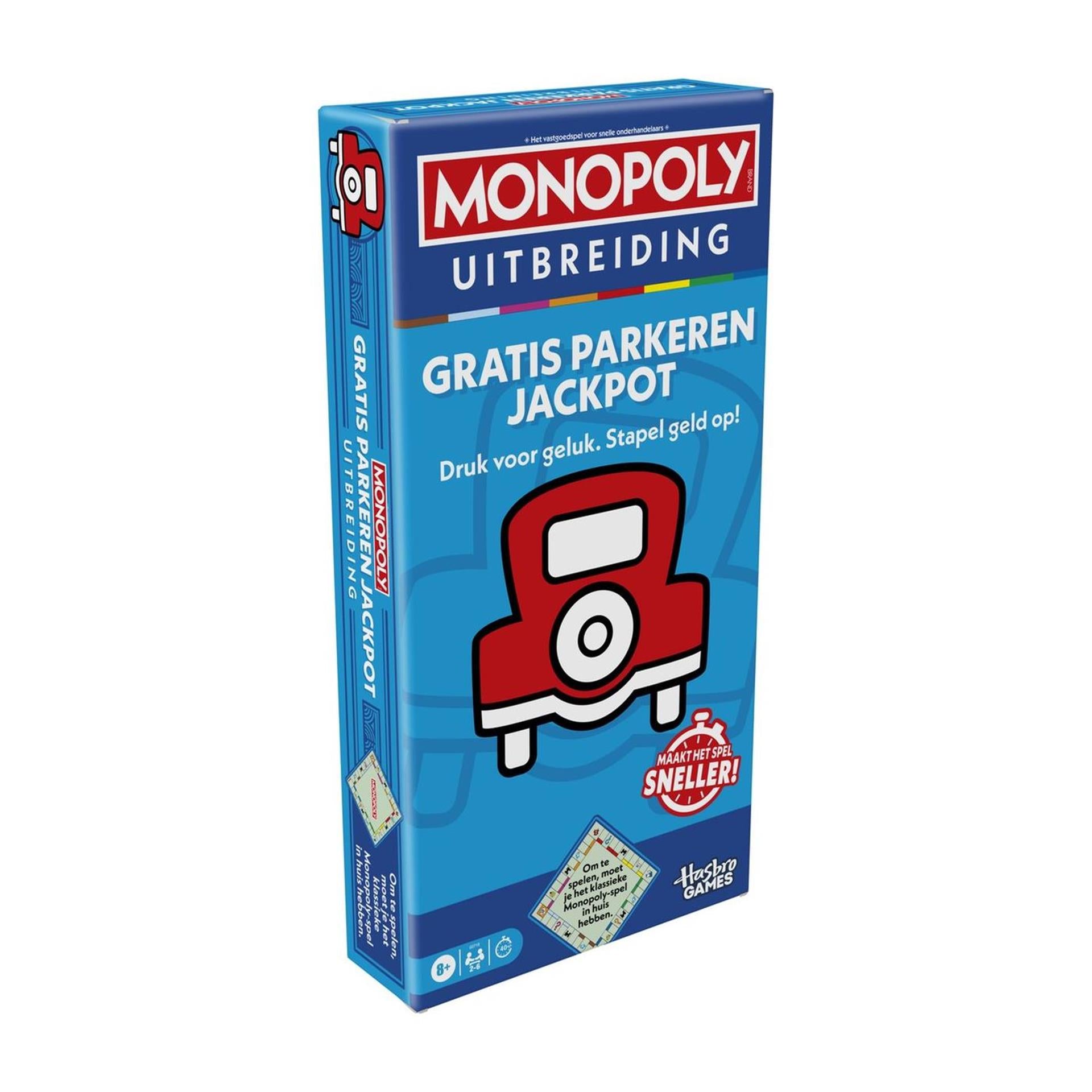 Hasbro monopoly gratis parkeren jackpot