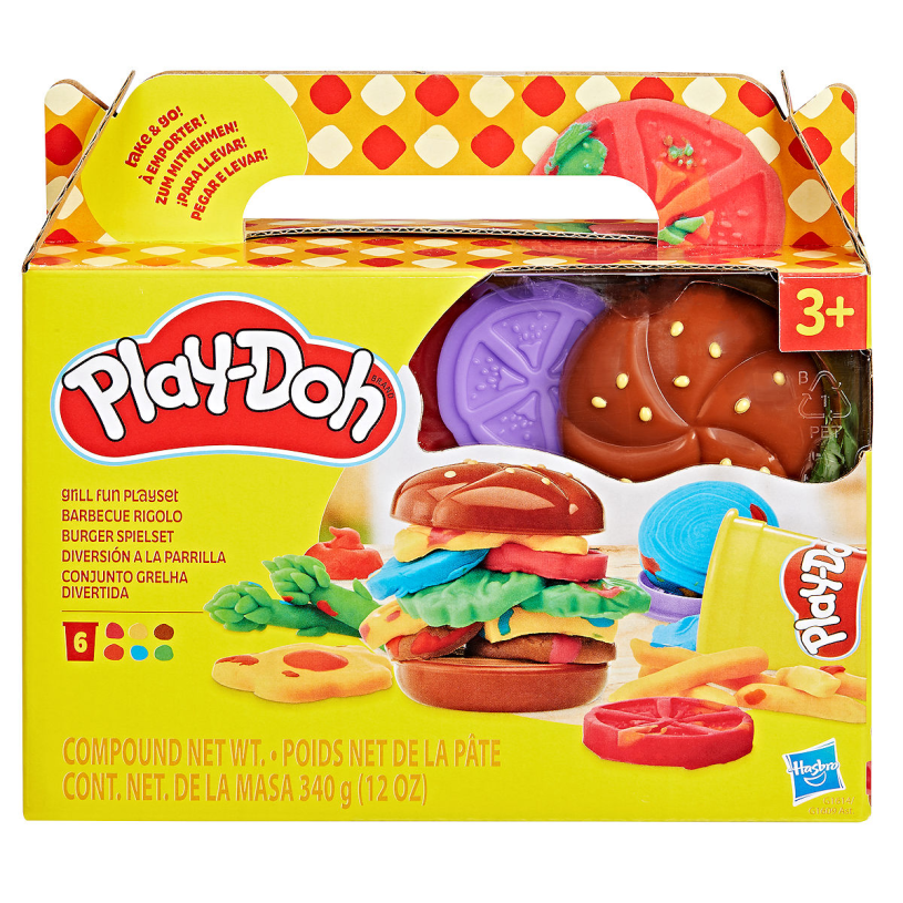 Hasbro play-doh grillplezier - 6 kleipotjes