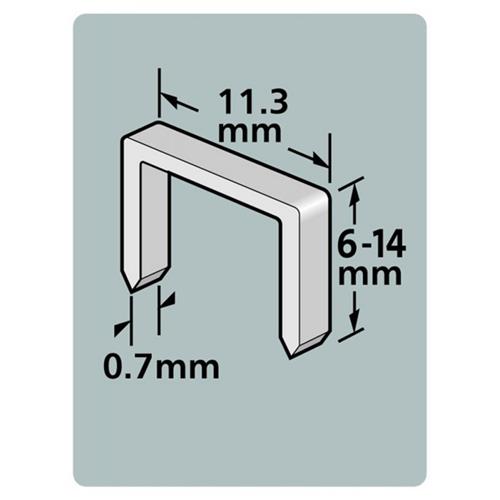 Dutack niet serie 53 cnk 10mm blister 1000 st. - 5011014