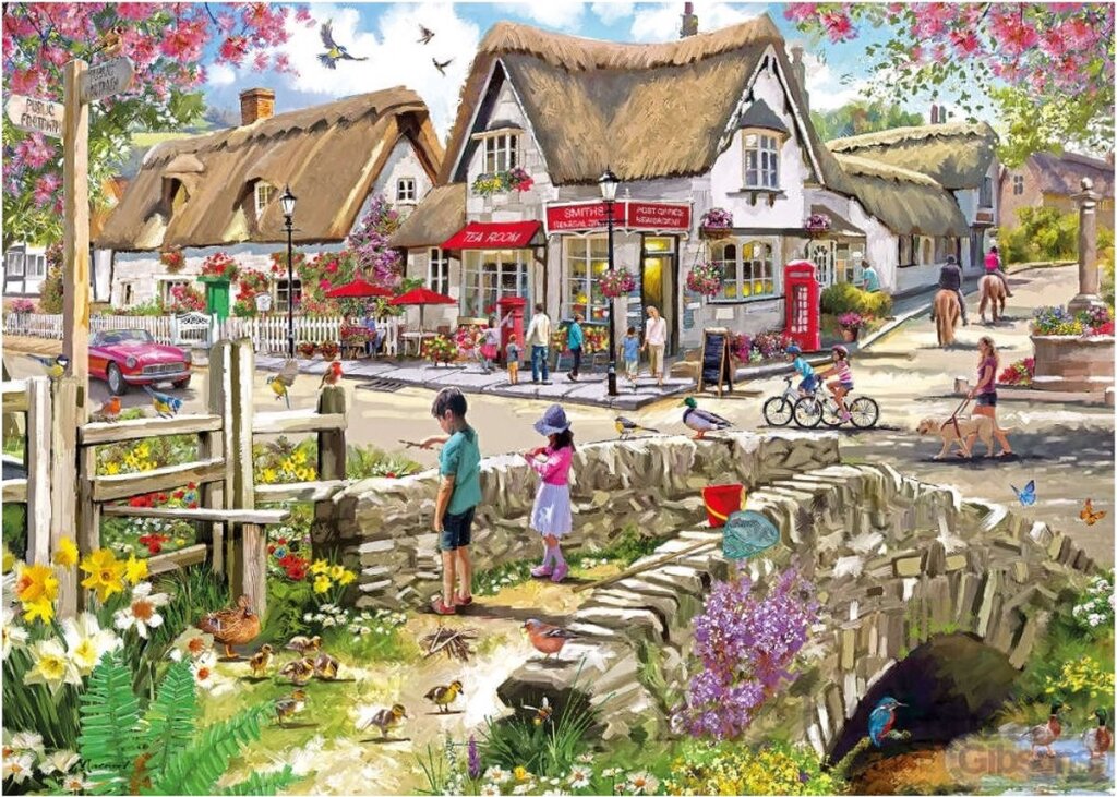 Gibsons puzzel narcissen en eendjes 1000 stukjes