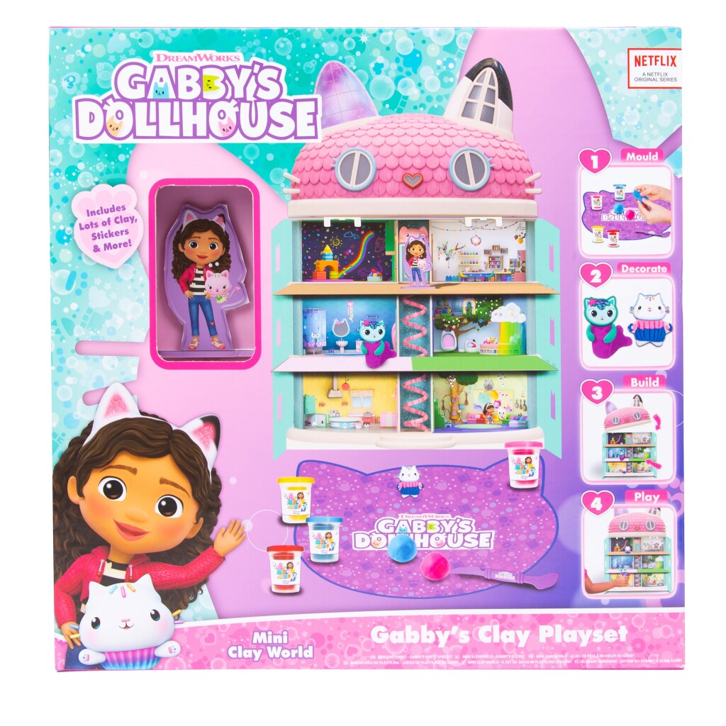 Gabby's poppenhuis gabby #039;s poppenhuis mini kleiwereld