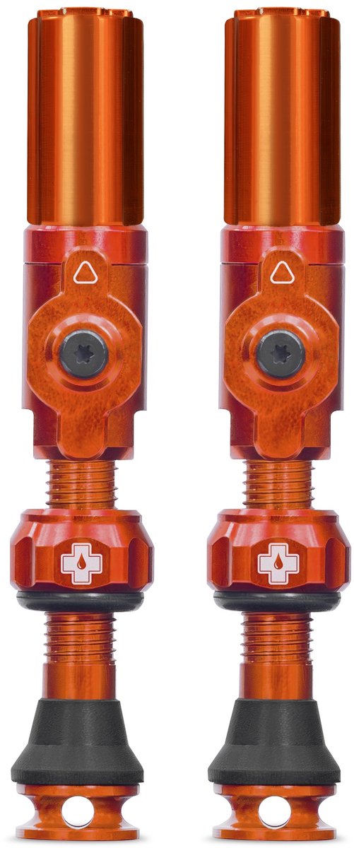 Muc-off v2 tubeless ventielset 60 mm, oranje
