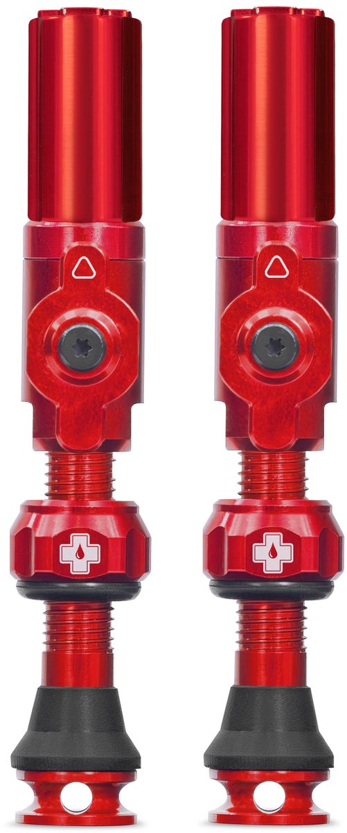 Muc-off tubeless ventiel big bore hybrid medium red auto schrã¤der ventiel 35mm