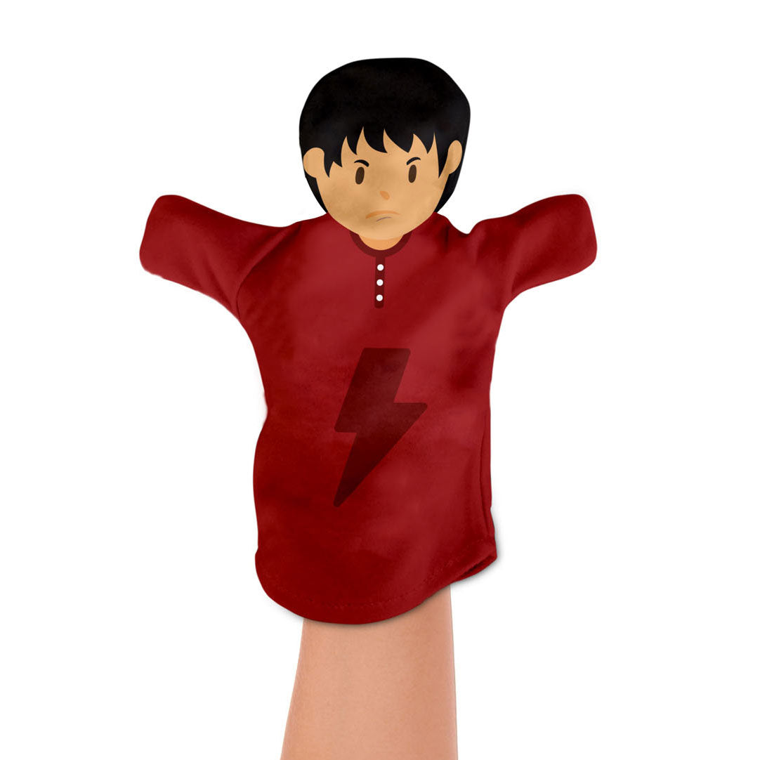 Handpoppen Emotie, 6st.