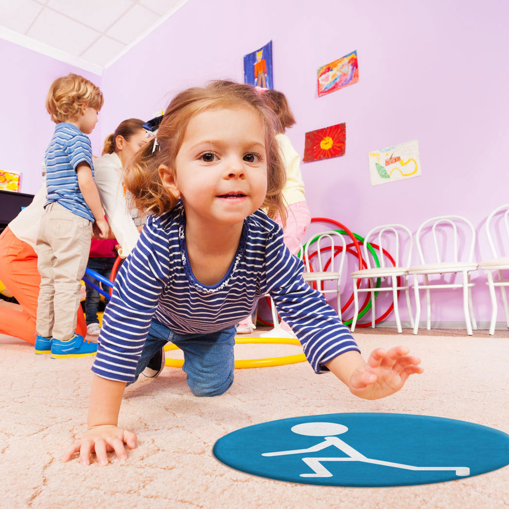 Achoka bewegende cirkels speelkleed set 1, 4st.