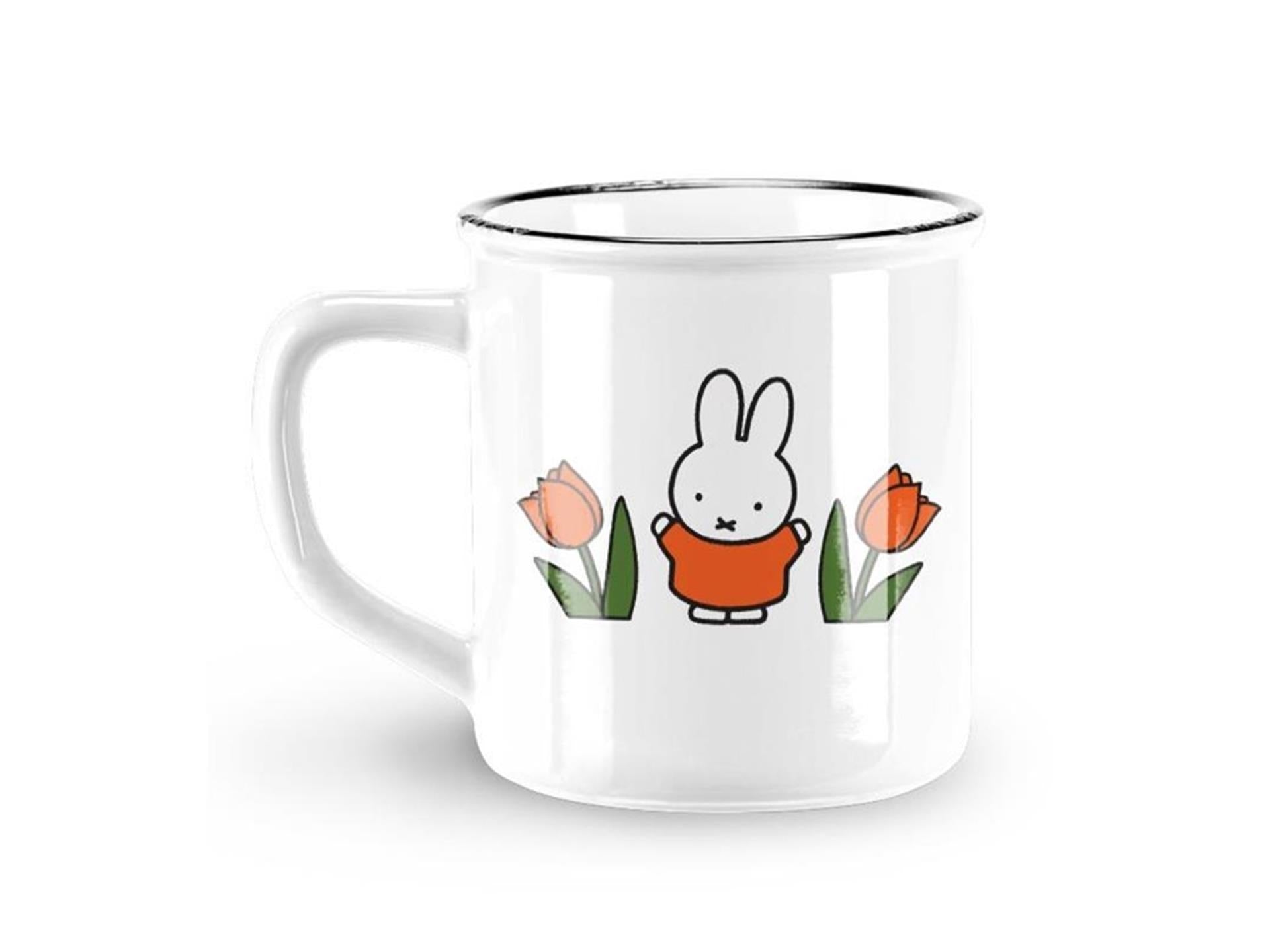 Nijntje mok tulpen rood ø8xh7,5cm keramiek