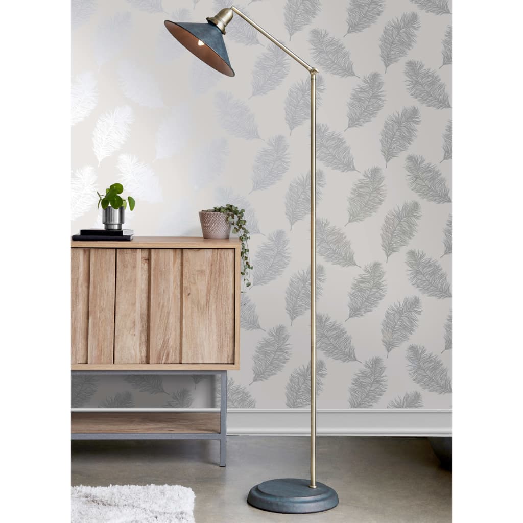 Dutch wallcoverings behang fawn veer lichtgrijs