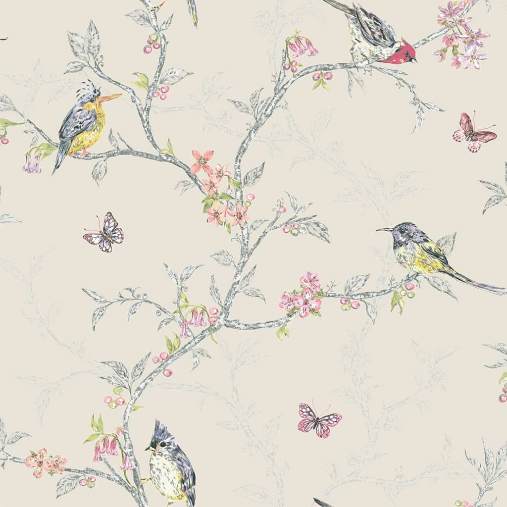 Dutch Wallcoverings behang phoebe beige
