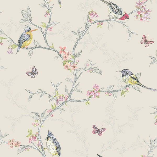 Dutch wallcoverings behang phoebe beige