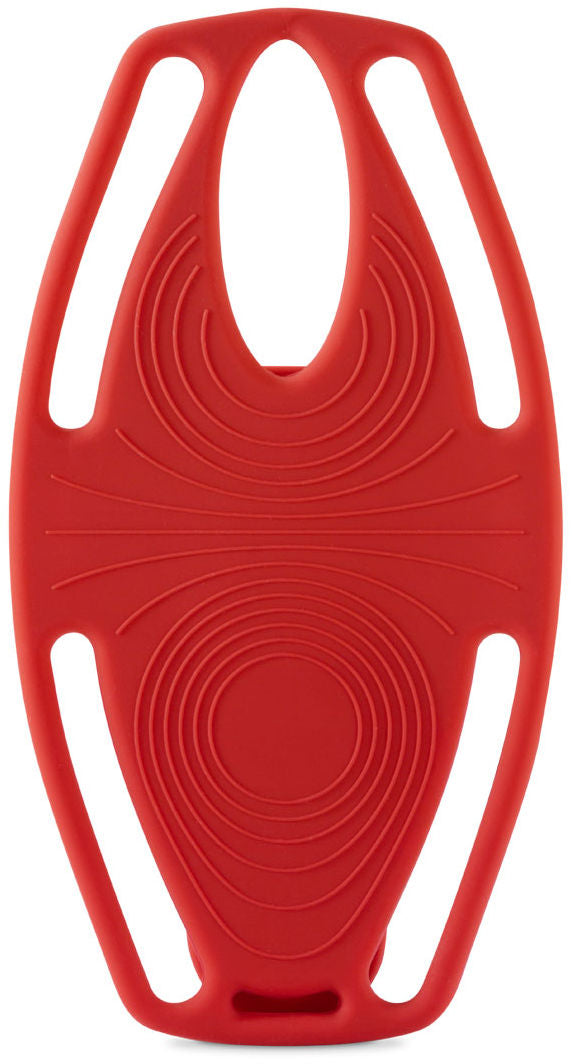 Support de téléphone Bone Bike Tie 3 pour montage sur guidon - rouge
