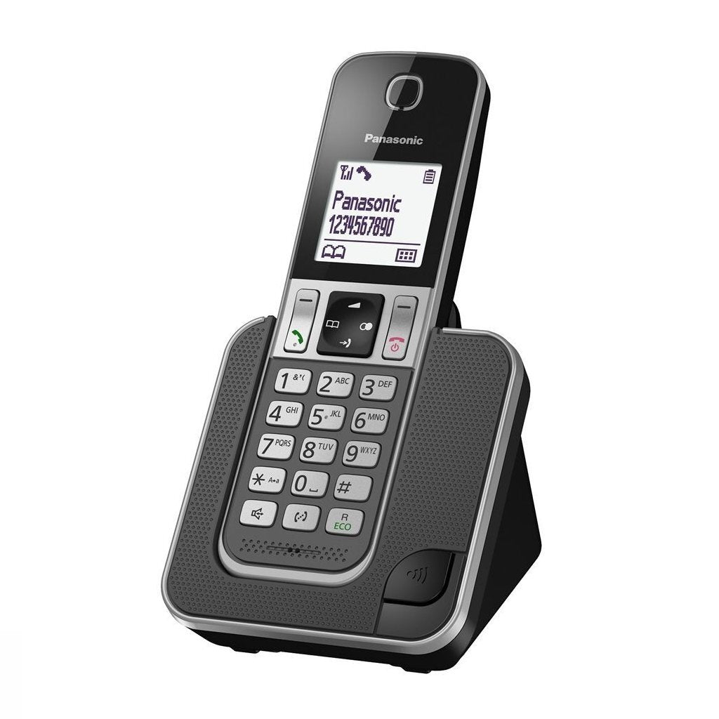 Panasonic kx-tgd310nlg single dect telefoon zwart grijs