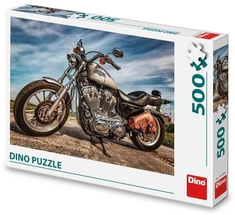 Dinotoys dino puzzel - harley davidson motor - 500 stukjes