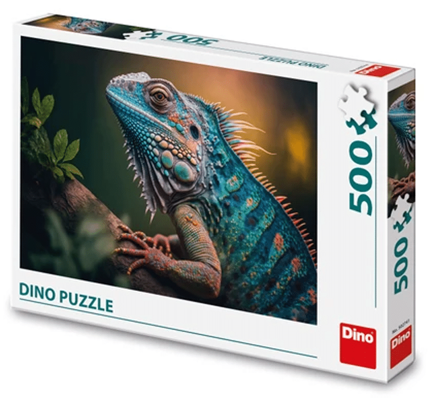 Dinotoys dinopuzzel van een leguaan - 500 stukjes