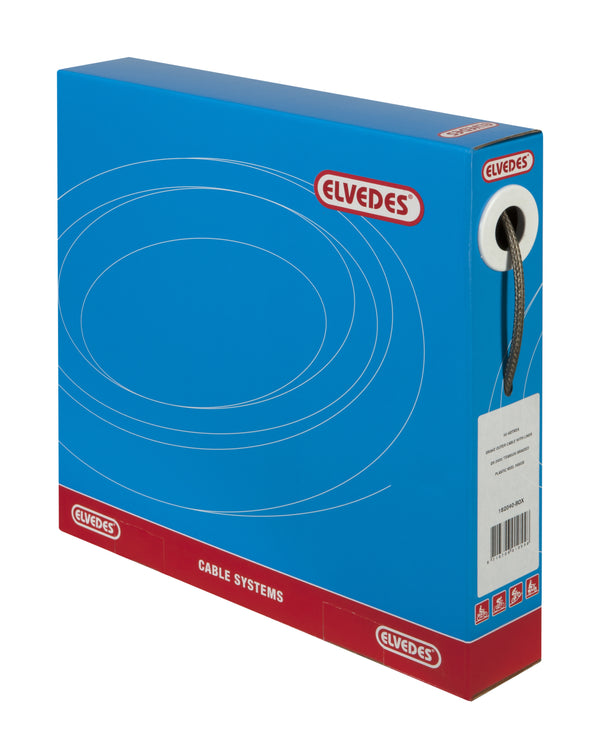 Câble extérieur de frein Elvedes tressé avec garniture 30 mètres Ø5.0mm - titane (30 mètres en boîte)