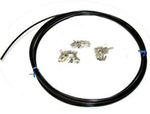 Câble extérieur de changement de vitesse Shimano SIS - noir (rouleau de 7,62 mètres)