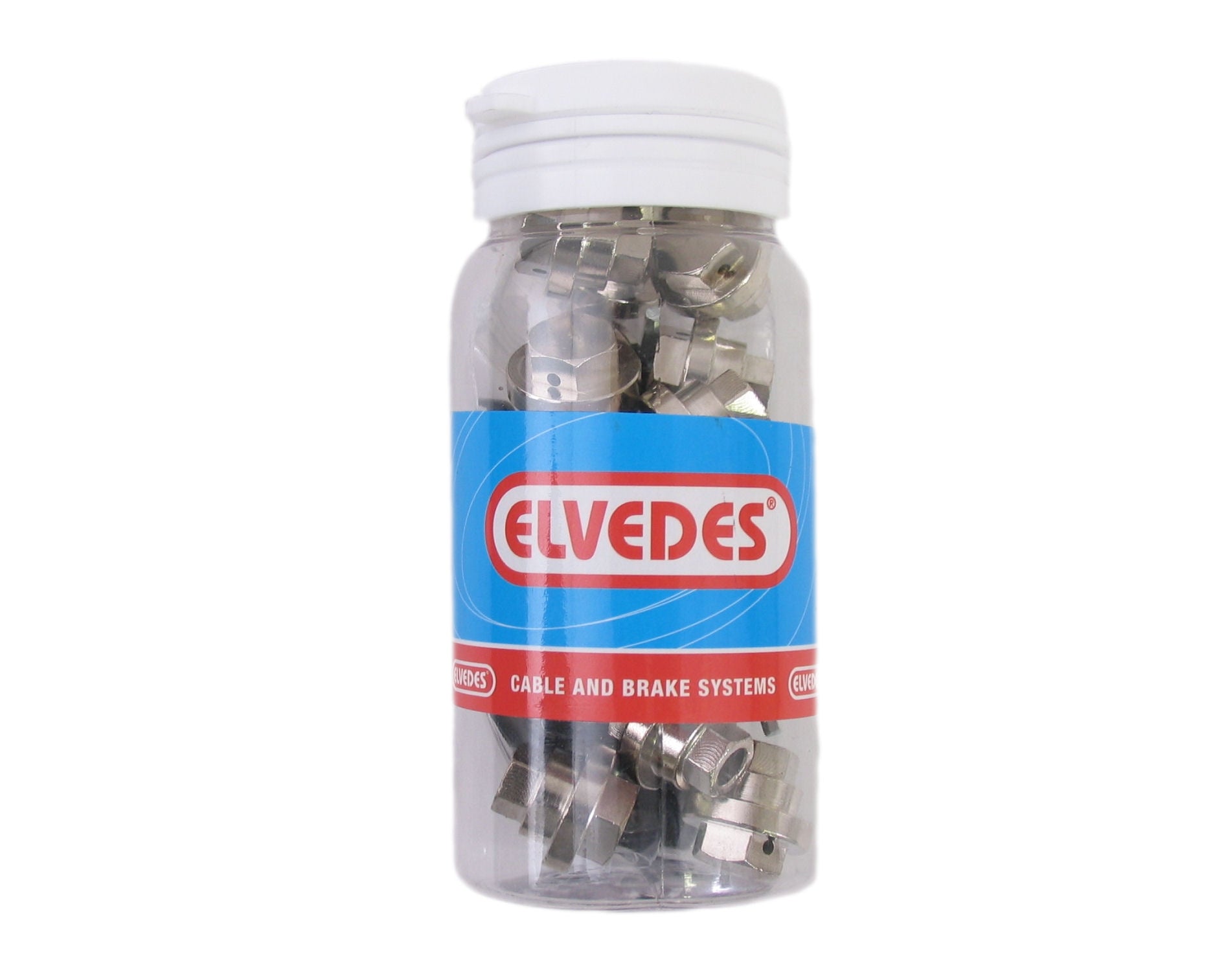 Schroefnippels met E-caps Elvedes rollerbrake BR-IM81 80 55 45 - messing (15 stuks)