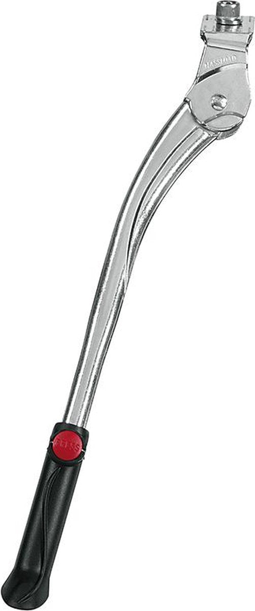 Ergotec fiets zijstandaard 2-poot comfort 26 t m 28 inch verstelbaar - zilver