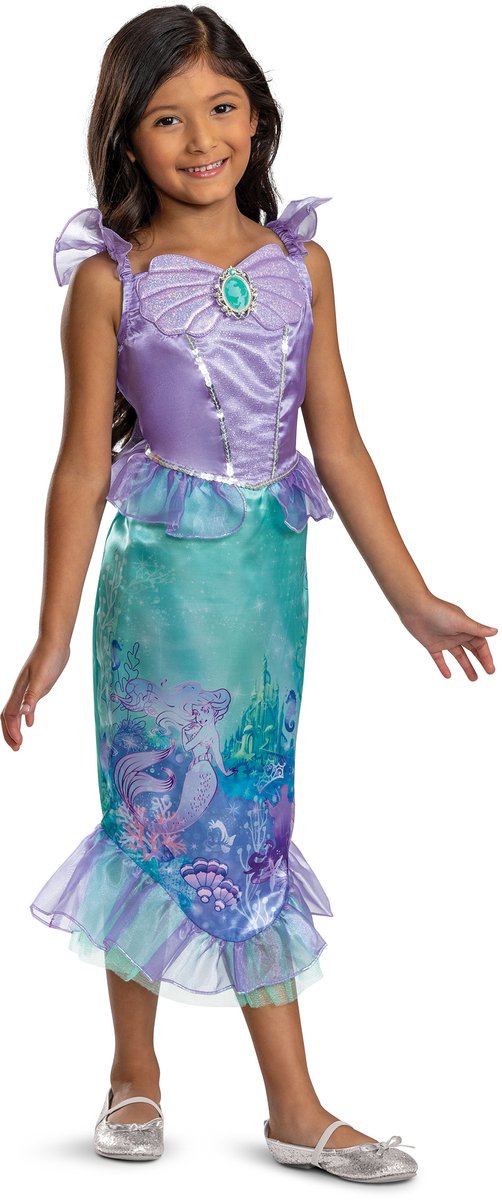 Disguise disney princess ariele storybook classic kinderkostuum xs (3-4 jaar)