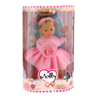 Ottosimon dansende pop molly 40 cm met muziek en liedjes speelgoed.