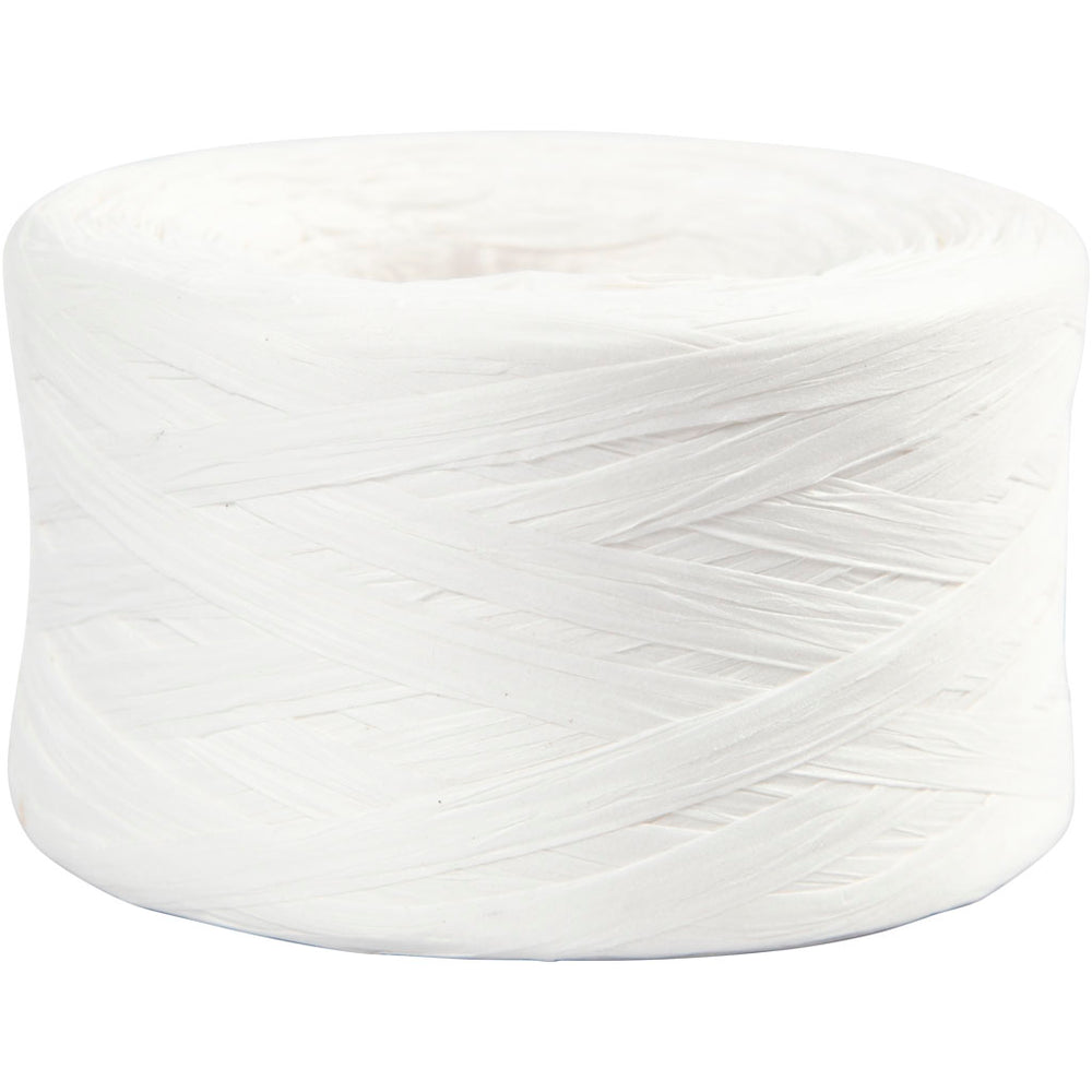 Https: www.cchobby.nl papier-raffia-garen-b-7-8-mm-wit-100-m-1-rol