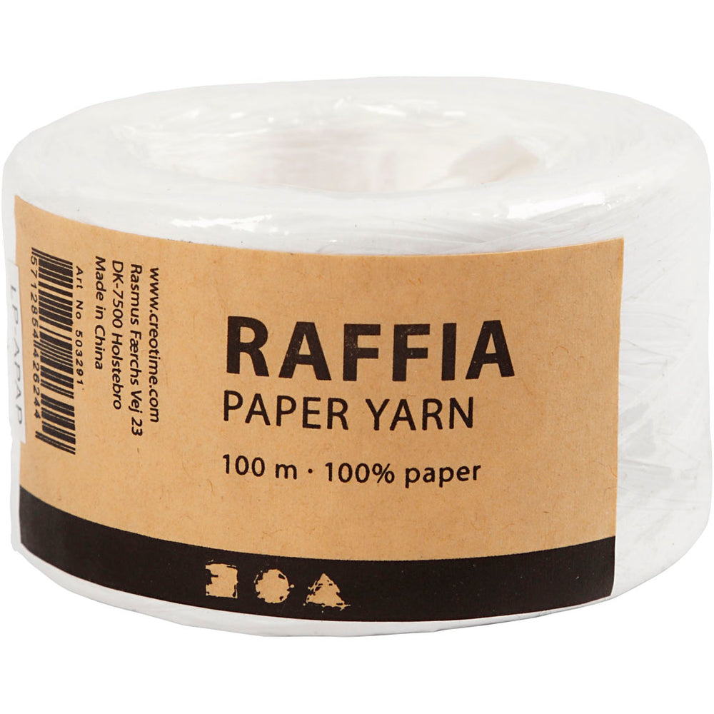 Https: www.cchobby.nl papier-raffia-garen-b-7-8-mm-wit-100-m-1-rol