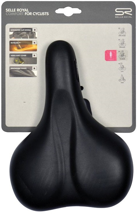 Fietszadel Selle Royal Rio Plus Dames - zwart