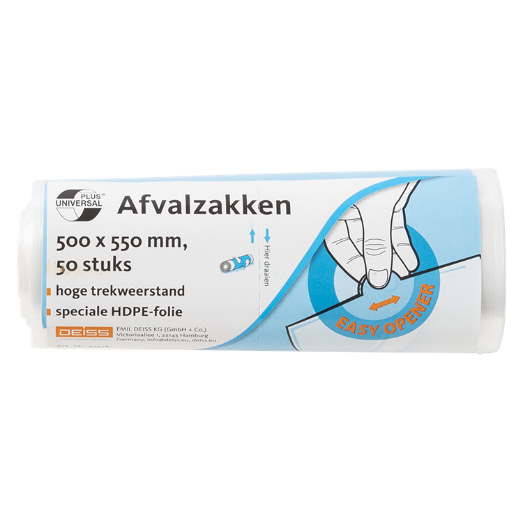 Vuilniszakken universal plus transparant