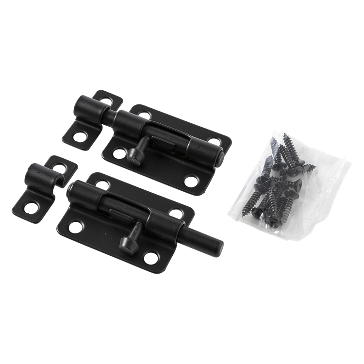 Mack 1071196 - 2 grendels zwart a 55 mm b 20 mm | 6 stuks