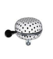 Basil Big Bell Polkadot 80mm ding dong blanc noir 50399