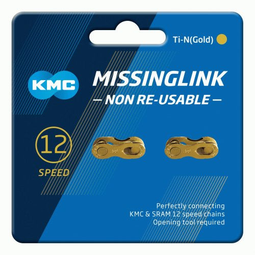 KMC Liaison MissingLink 12NR Ti-N Gold 12v (2)