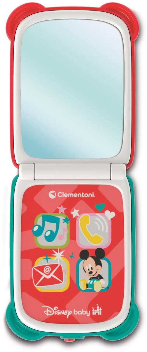 Clementoni baby disney mickey mouse telefoon inklapbaar