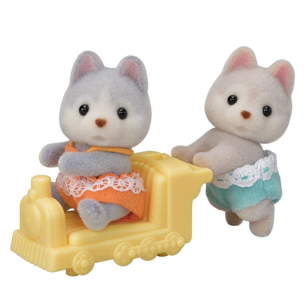 Sylvanian families 5638 husky tweelingen