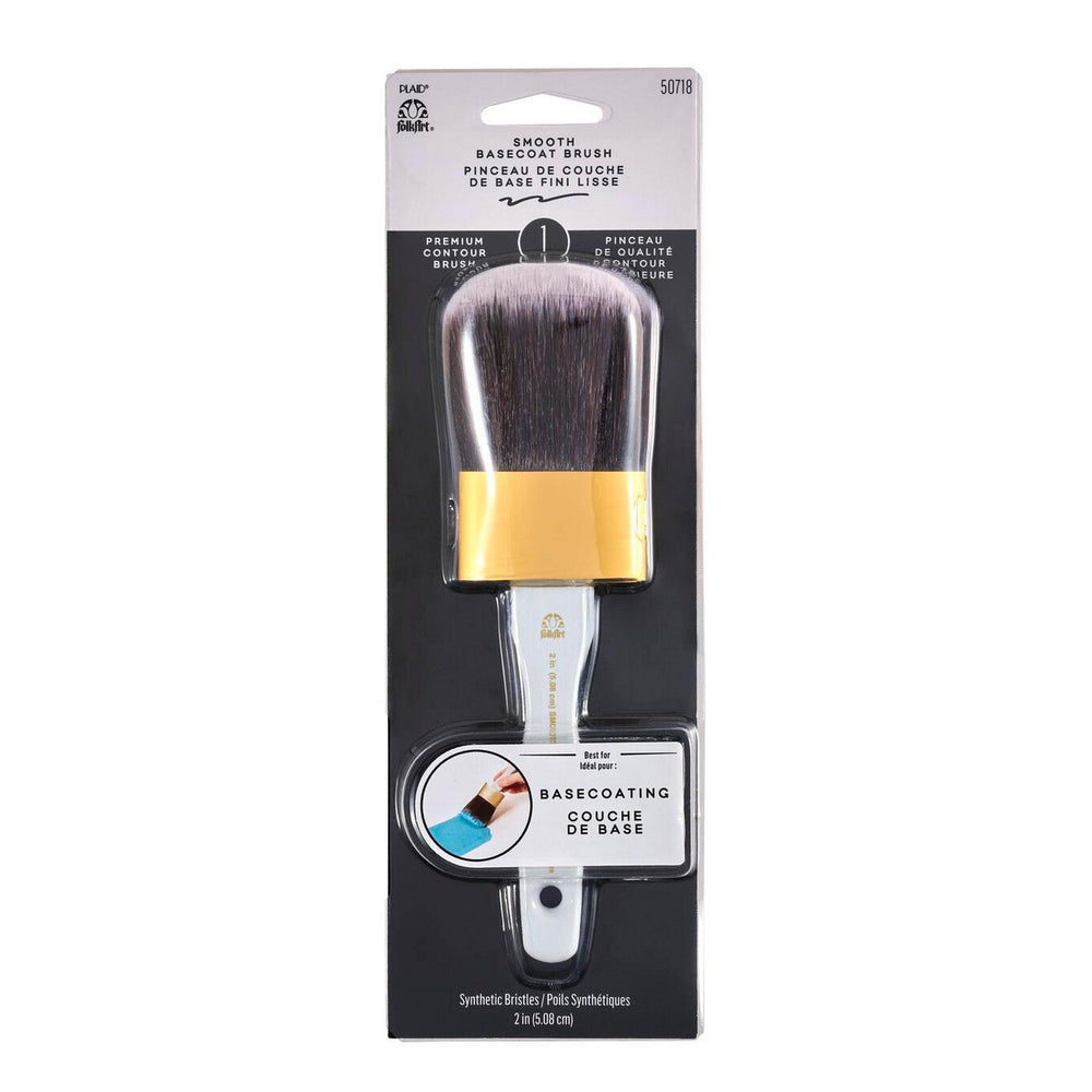 Folkart • smooth basecoat brush 5,08cm