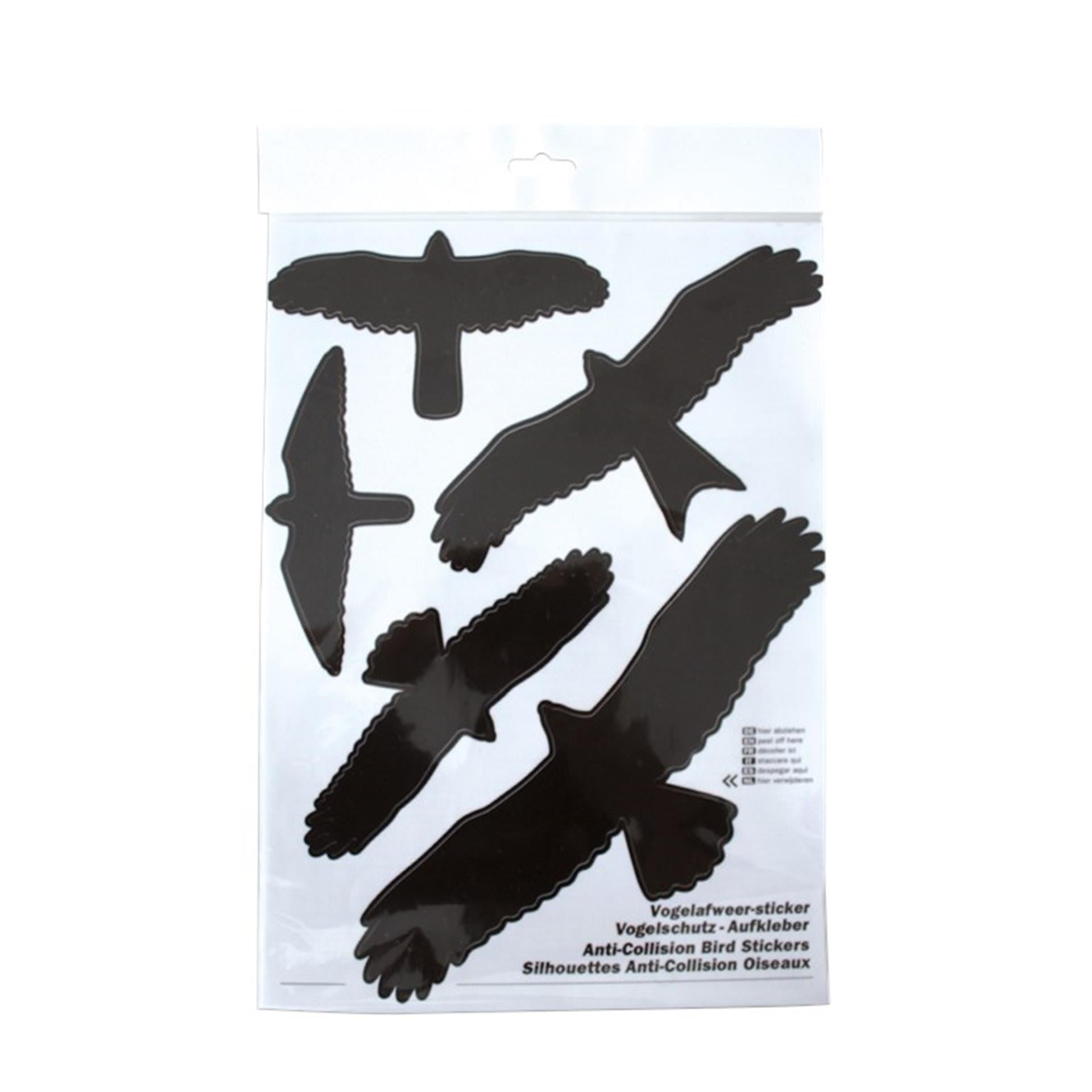 Bsi vogel afweerstickers 5 stuks 14-27cm