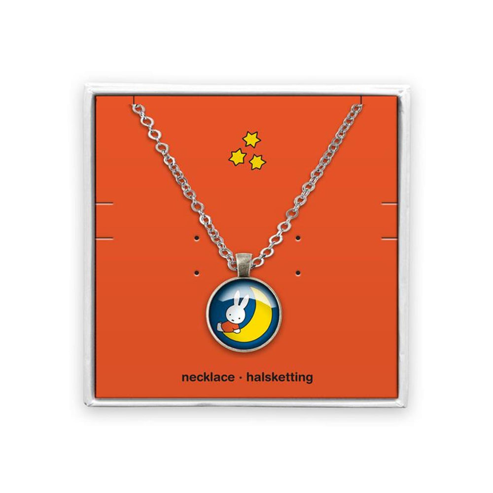Nijntje halsketting op de maan in cadeaudoosje