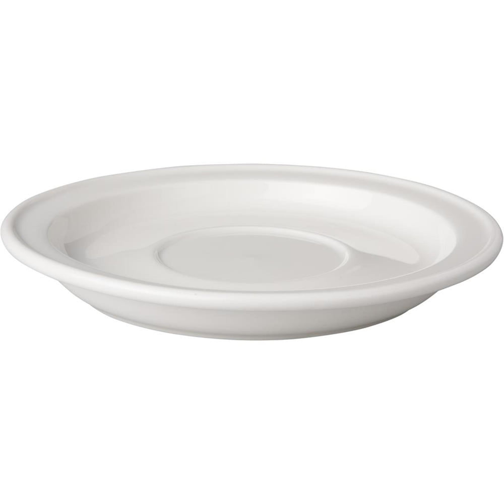 Mammoet gebaksbord soepschotel budgetline 17 cm porselein wit (set van 6 ).