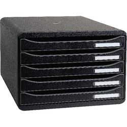 Ladenkastje exacompta big-box polystyreen zwart 270 x 355 x 271 mm