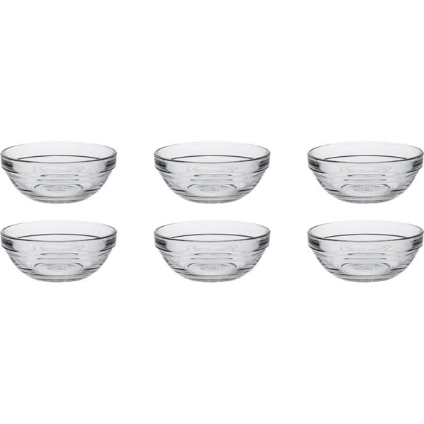 Duralex schaal lys stapelbaar rond hardglas 125ml 9cm 6 stuks