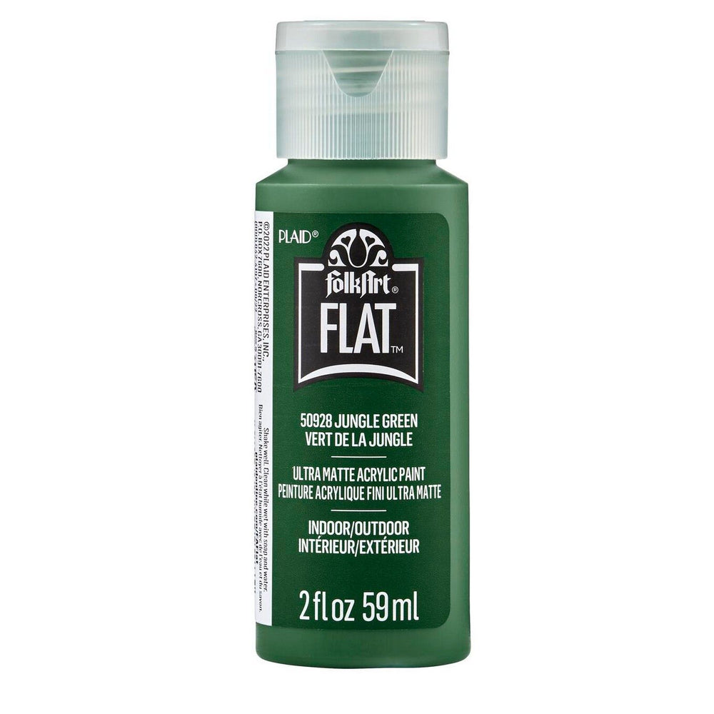 Folkart • flat ultra matte acrylic paint jungle green 59ml